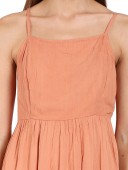 CRINKLE MAXI TIER DRESS