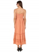 CRINKLE MAXI TIER DRESS