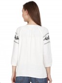 RAYON EMBROIDERED BLOUSE